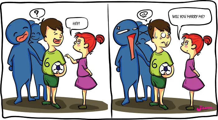 I Draw Hilarious Comics About Girls In Love