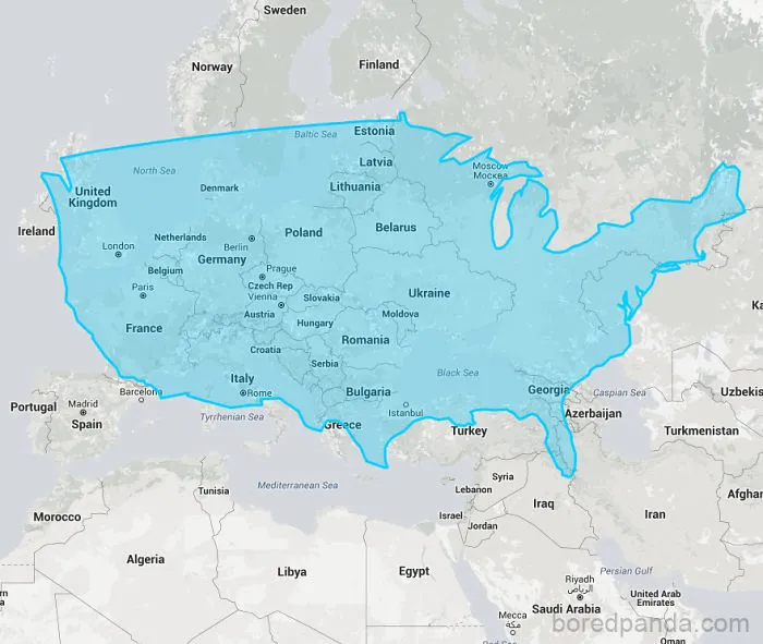 EEUU comparado con Europa