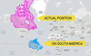 30 Real World Maps That Show The True Size Of Countries