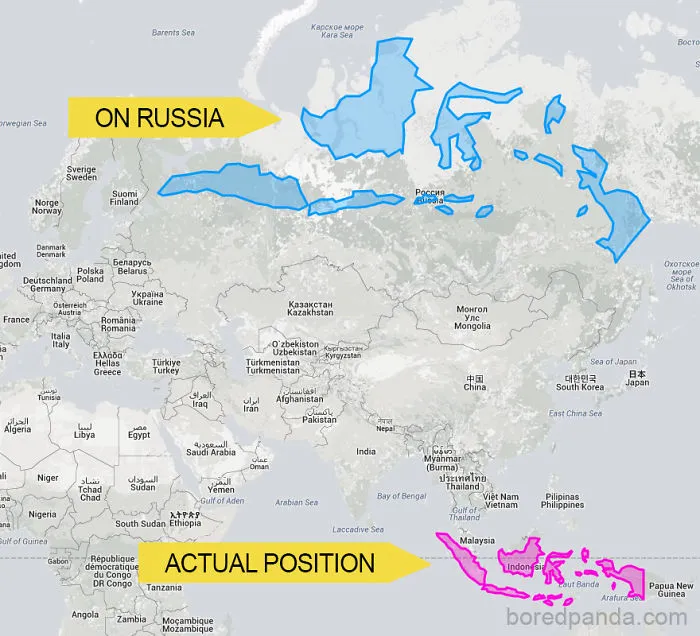 Indonesia se extendería por toda Rusia