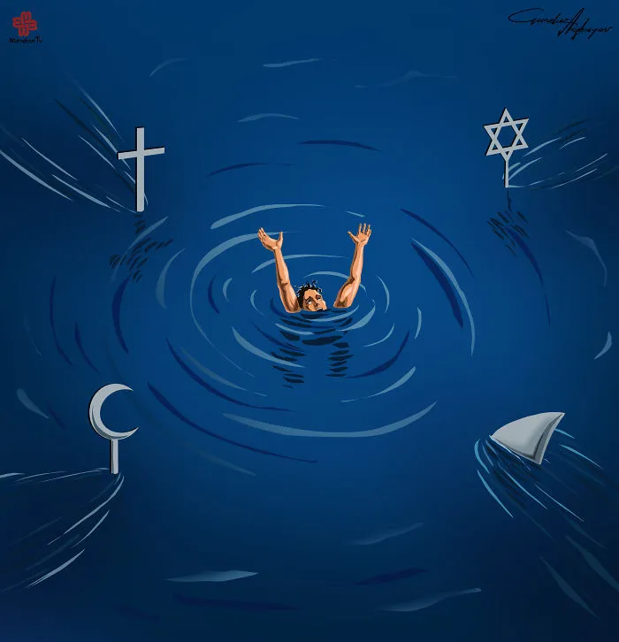 Supermarket: Satirical Illustrations Of Today's Problems By Gunduz Agayev