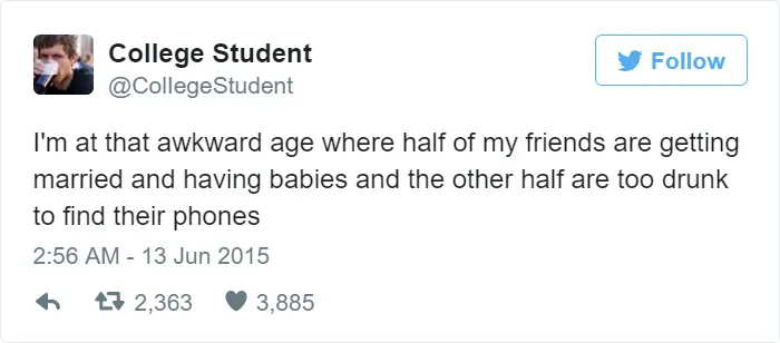 The Struggles Of 20-Somethings Summed Up In 57 Tweets