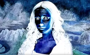 I Turned Myself Into An Inverted Mona Lisa Using Make-Up To Create An Illusion