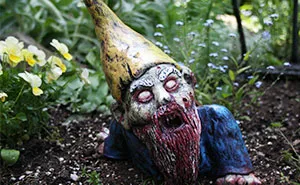 Your Neighbors Will Love These Zombie Garden Gnomes