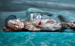 I Use Human Bodies As Canvases For My Landscape Paintings
