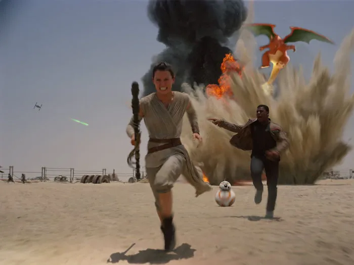Charizard In Star Wars - The Force Awakens