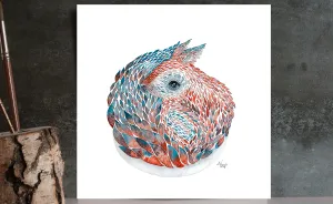 My Watercolor Paintings Inspired By Forest Animals That I Have Already Met This Summer