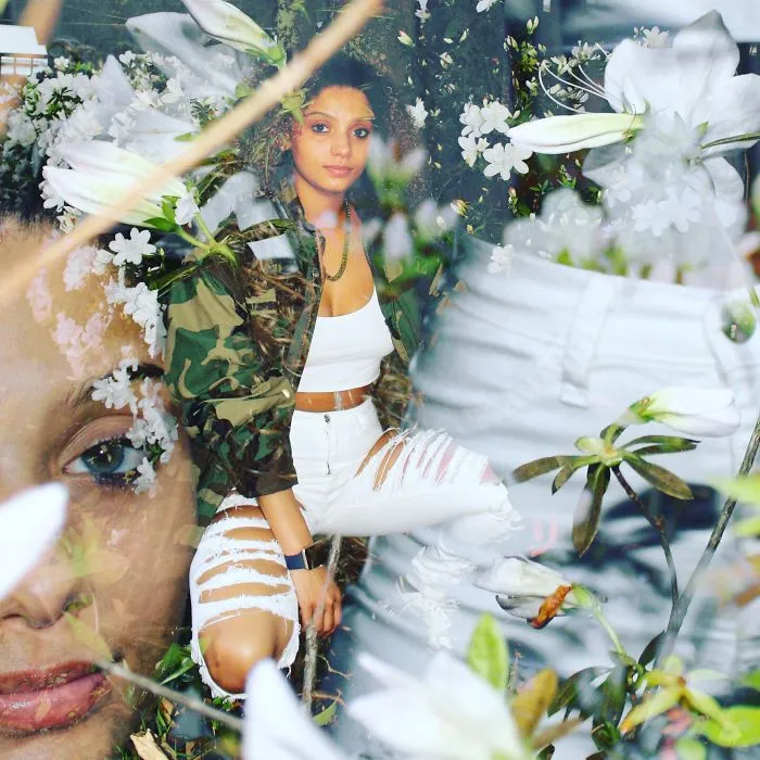 I Like To Overlay My Pictures With Pictures Of Flowers