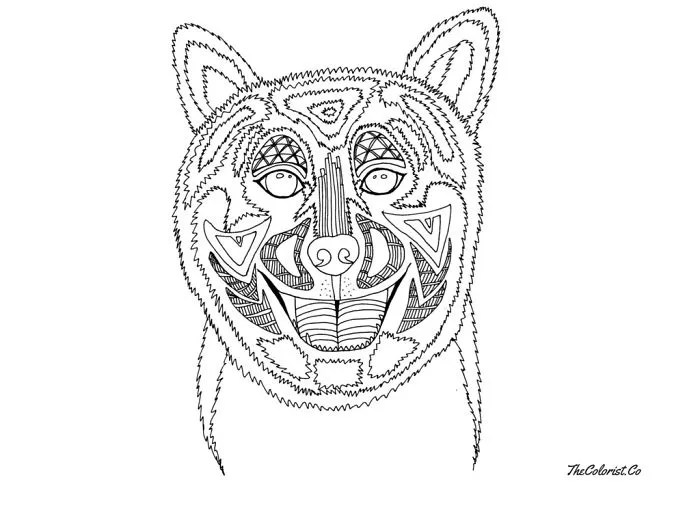 I Create Intricate Line Drawings Of Dogs