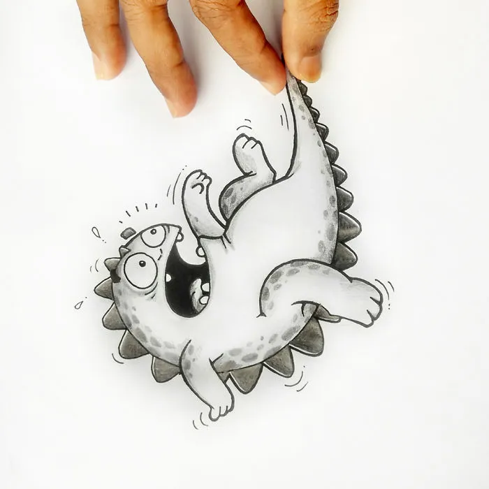 Playing With Our Little Cartoon Dragon Pet (Part 2)