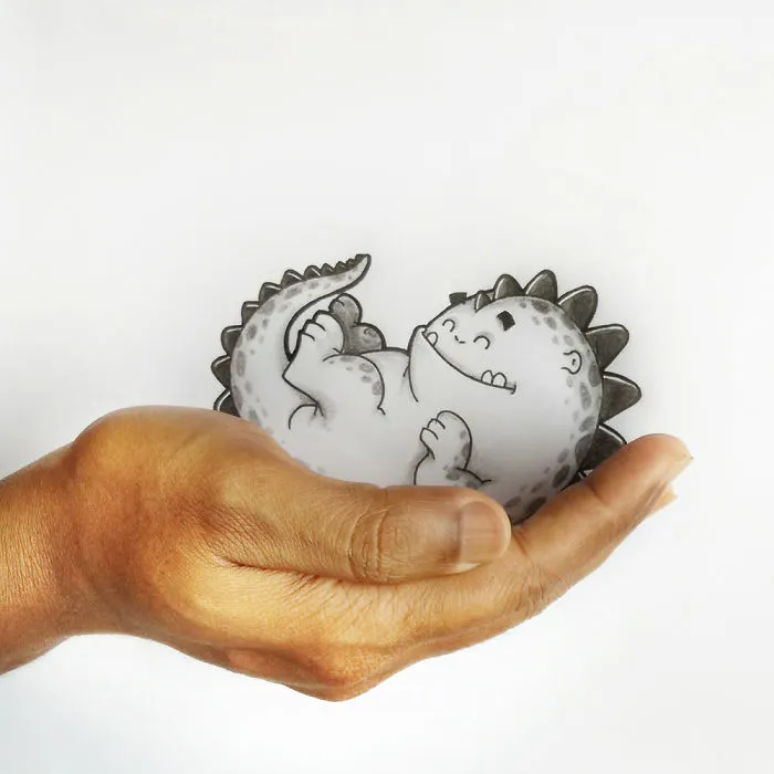 Playing With Our Little Cartoon Dragon Pet (Part 2)