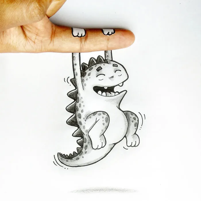 Playing With Our Little Cartoon Dragon Pet (Part 2)