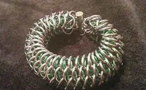 I Create Chainmaille Jewelry, Hundreds Of Rings And A Few Hours Of Work To Get Beauty.