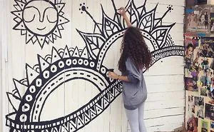 A Made This Mural For A Community Kitchen In Peru