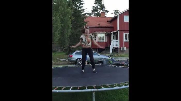 Trampoline Stunt