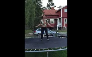 Trampoline Stunt