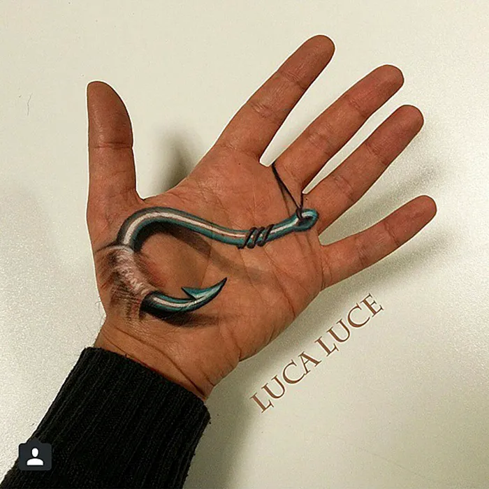 Mind-Bending 3D Optical Illusions On The Palm Of My Hand (+ Bonus Panda)
