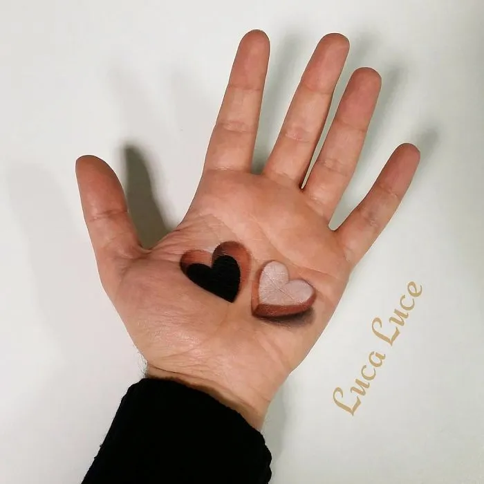 Mind-Bending 3D Optical Illusions On The Palm Of My Hand (+ Bonus Panda)
