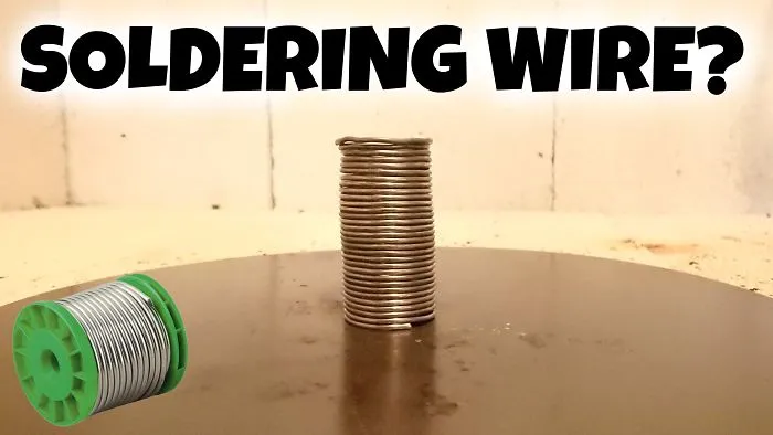 Melting Soldering Wire Spiral With Red Hot Nickel Ball? Why Not?