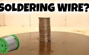 Melting Soldering Wire Spiral With Red Hot Nickel Ball? Why Not?