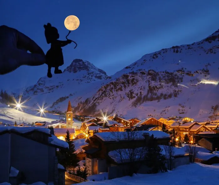 On The Slopes In Val D'isere