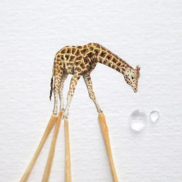 Tiny Paintings That I Create With Watercolor