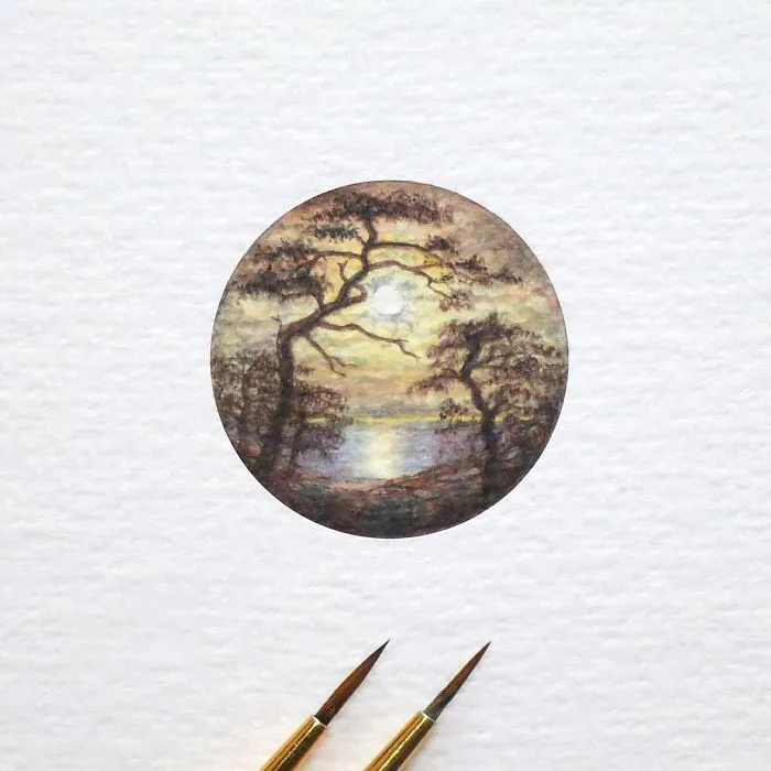 Tiny Paintings That I Create With Watercolor