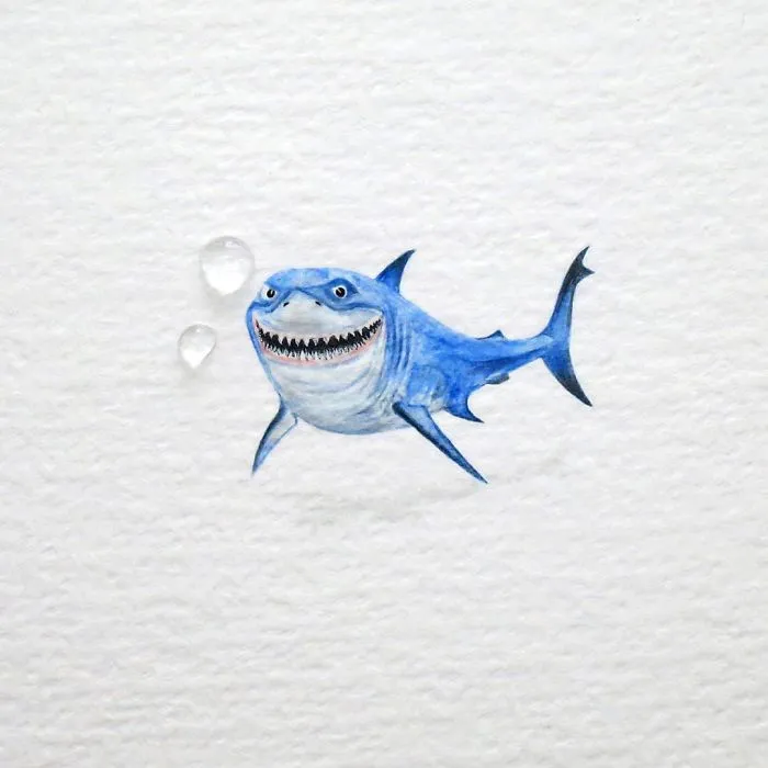 Tiny Paintings That I Create With Watercolor