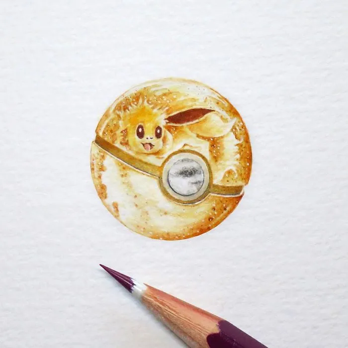 Tiny Paintings That I Create With Watercolor