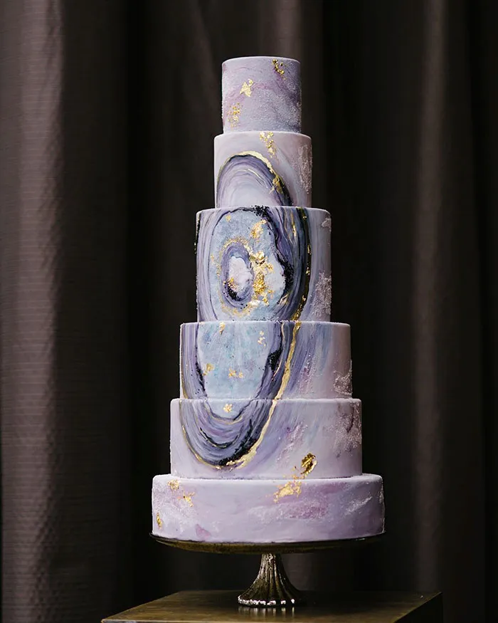 This New Geode Wedding Cake Trend Is Rocking The Internet