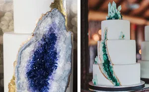 This New Geode Wedding Cake Trend Is Rocking The Internet