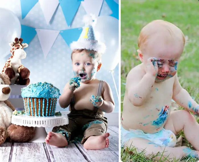 Birthday Cake Smash. Nailed It