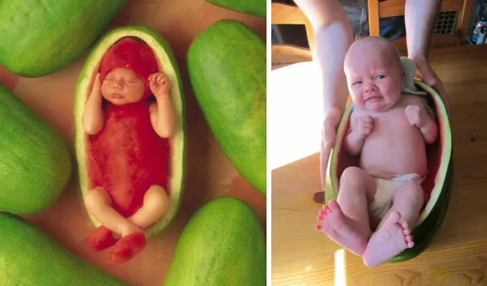 Watermelon Cradle Sweetness. Nailed It