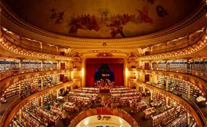100-Year-Old Theatre Converted Into Stunning Bookstore