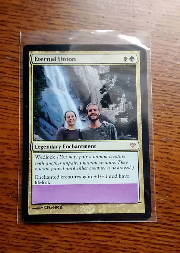 Magic The Gathering Game Cards Style Wedding Invitations