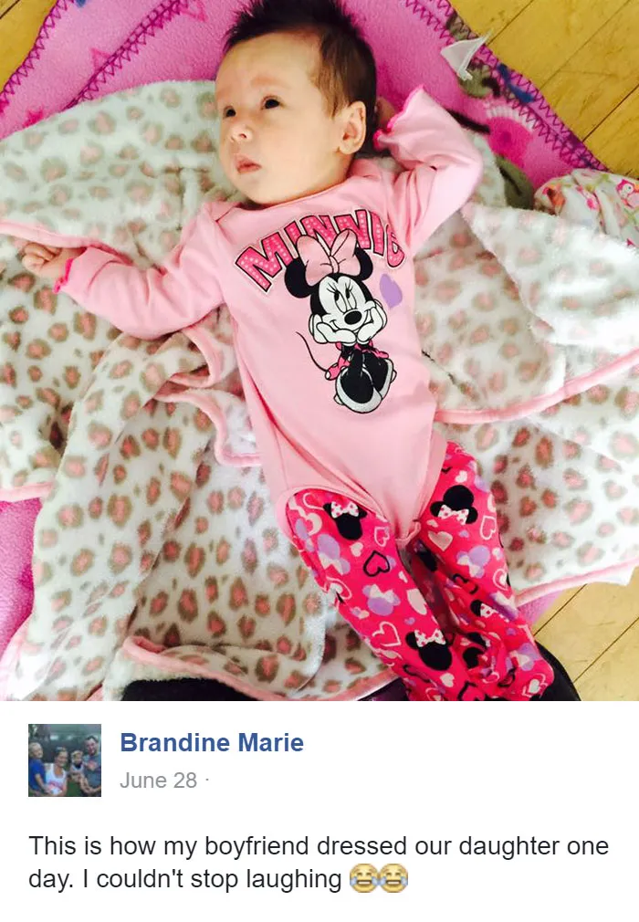 This Is How My Boyfriend Dressed Our Daughter One Day