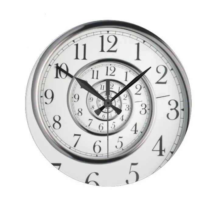 The Original Droste Spiral Wall Clock By Artist Tj Ro