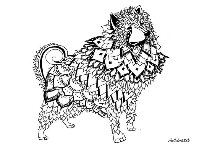 I Create Intricate Line Drawings Of Dogs