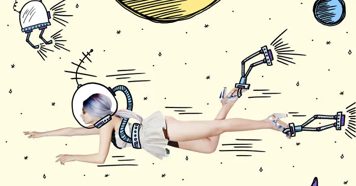 Amazing Illustration And Photography Collaboration Set In A Space Odyssey