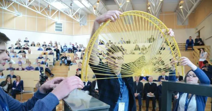 Students Built A Bridge That Could Carry Three Pandas Using Only Pasta And Glue