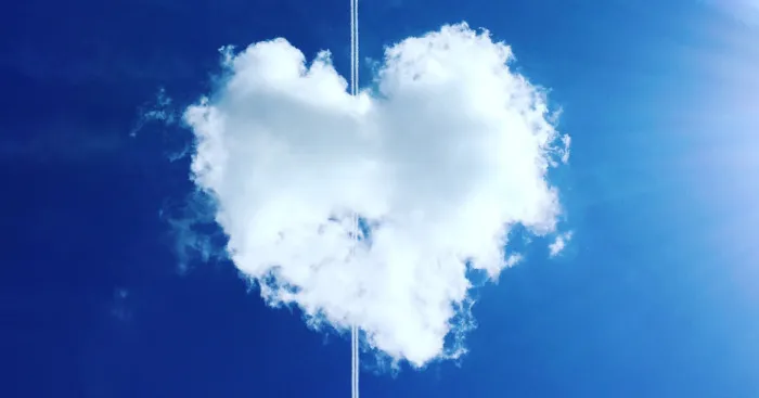 I Captured A Heart Shaped Cloud Yesterday
