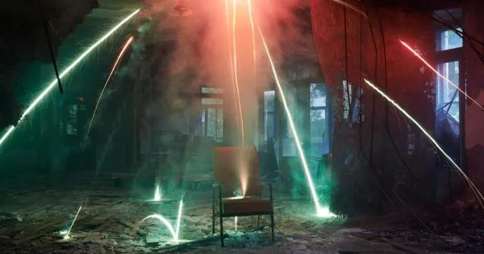 Photographer Makes Abandoned Places Come To Life With Showers Of Sparks And Colorful Smoke