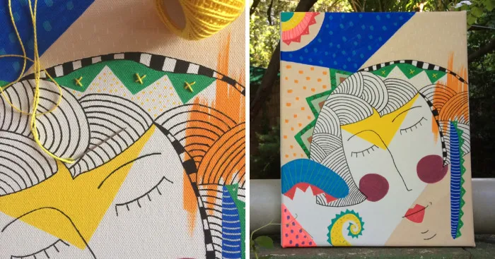 My Paintings Inspired By Istanbulite Coffee Shop Ladies
