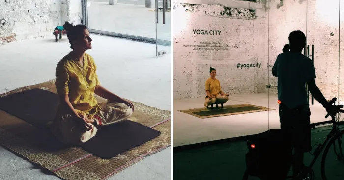 Yoga Experiment In An Art Gallery In The Middle Of Bucharest