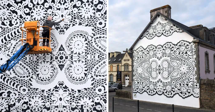 I Cover City Streets In Lace Street Art (Part 3)