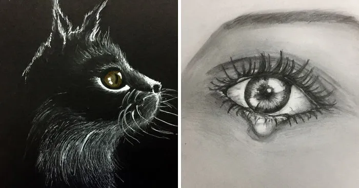 I'm A Self-Taught Artist Who Just Created Her First Sketches