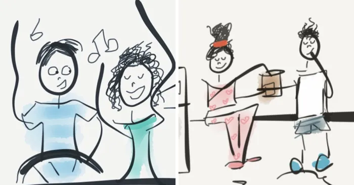 My Sketches On How To Fight Stress