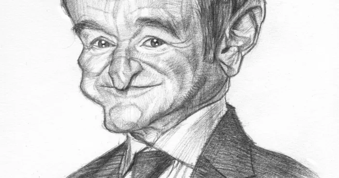 A Sketch Of Robin Williams On His Birthday