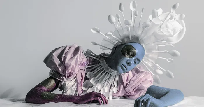 I Create Fashion From Items People Throw Away Immediately After Using Them