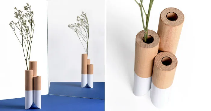 I Made This Wooden Flower Vase